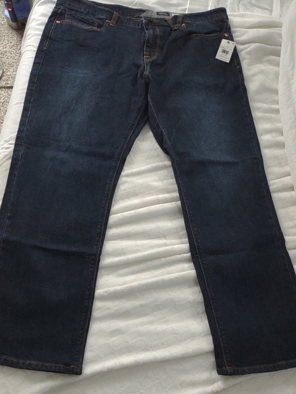 Volcom Solver Dark Blue Modern Straight-Leg Jeans